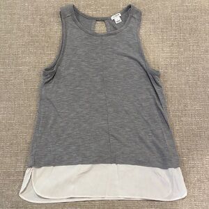 J. Crew Gray Sleeveless Tank